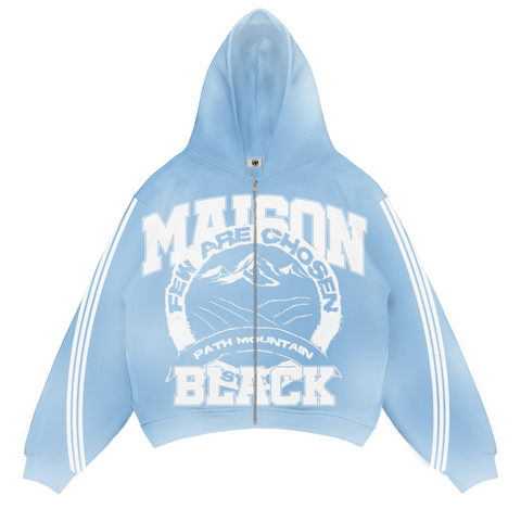 Maison Mountain Hoodie Baby Blue