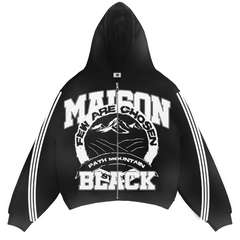 Maison Mountain Hoodie Black