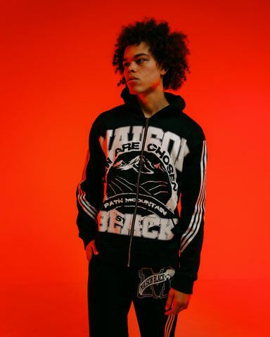 Maison Mountain Hoodie Black