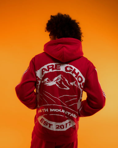 Maison Mountain Hoodie Red